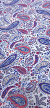 Printed Rayon Paisley Ocean