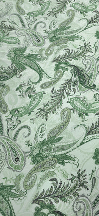 Printed Chiffon Paisley Forest