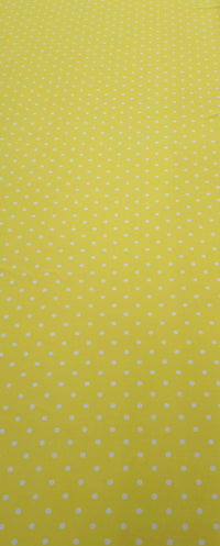 Printed Knit Yellow Polka