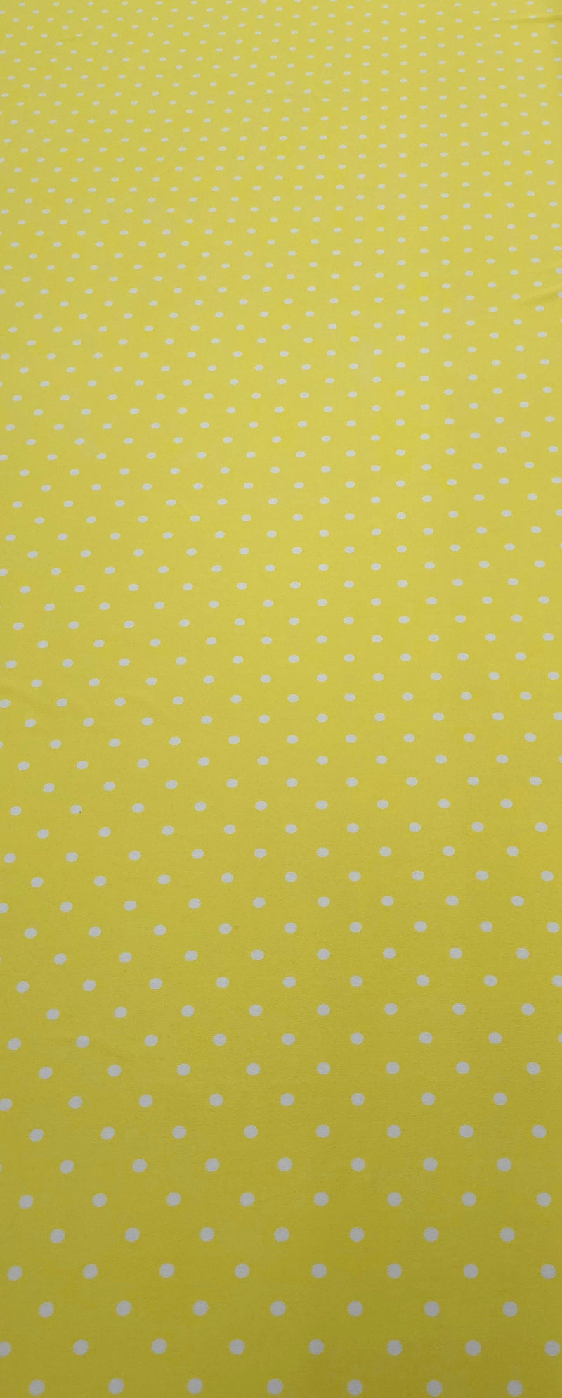 Printed Knit Yellow Polka