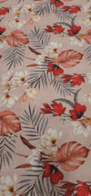 Printed Linen Majestic Blooms