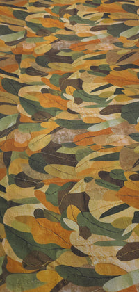 Printed Polyester Leaf Medley