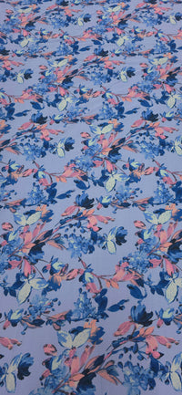 Printed Rayon Bluebell Melody