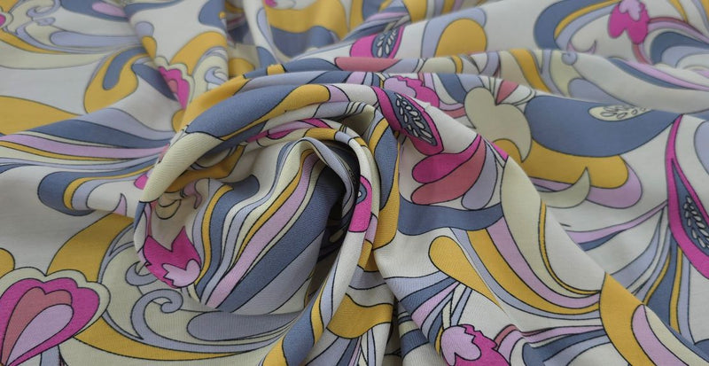 Printed Rayon Fantasia Pastel