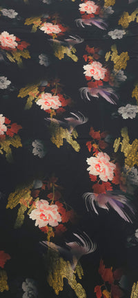 Printed Rayon Midnight Elegance