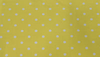 Printed Knit Yellow Polka