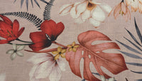 Printed Linen Majestic Blooms