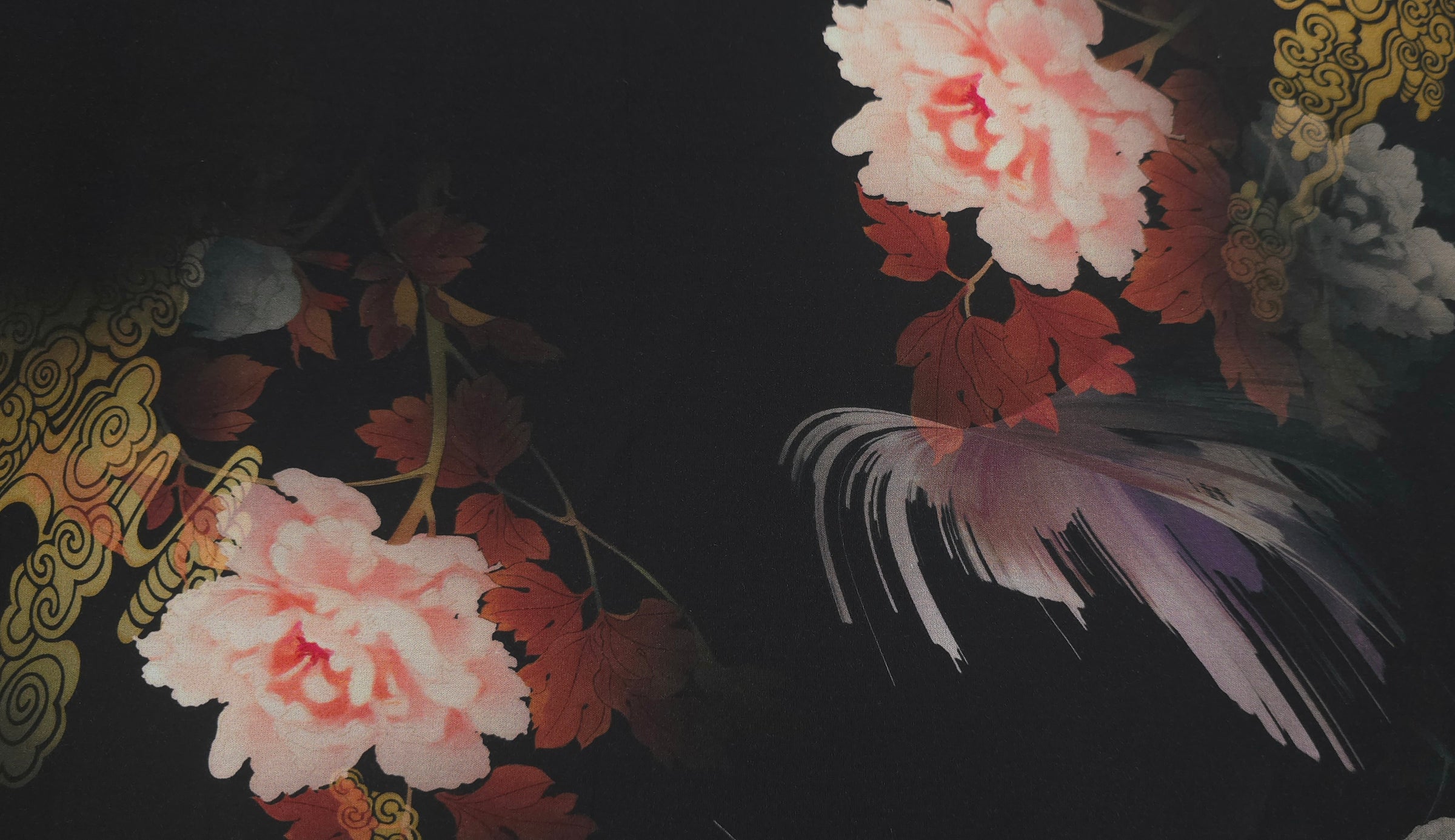 Printed Rayon Midnight Elegance