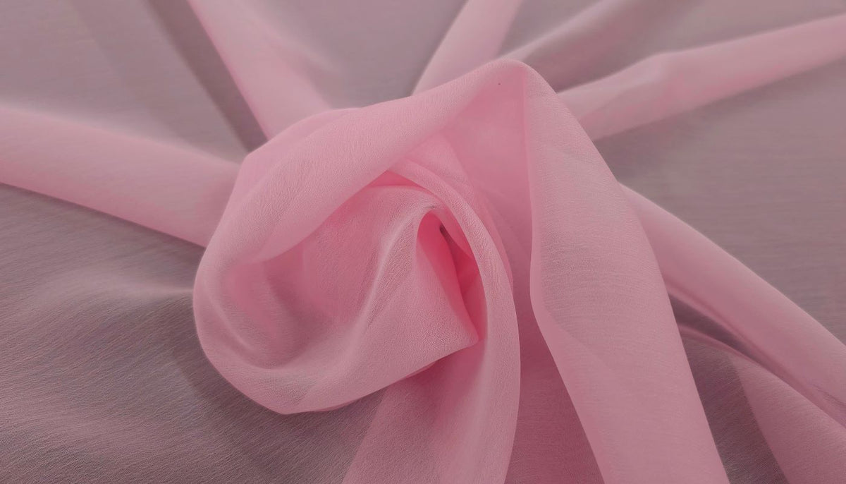 Promise shot chiffon camelia pink