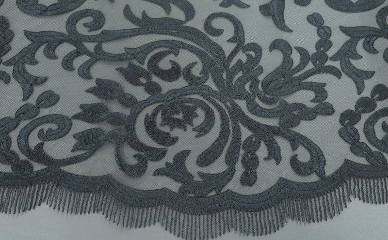 Regal Lace Charcoal