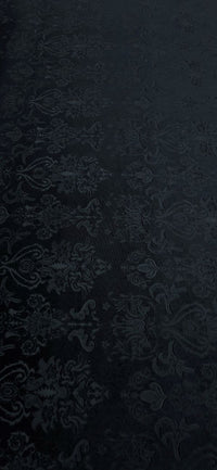 Royal Embossed Stretch Velvet Black 1