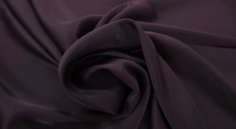 Satin Crepe Plum