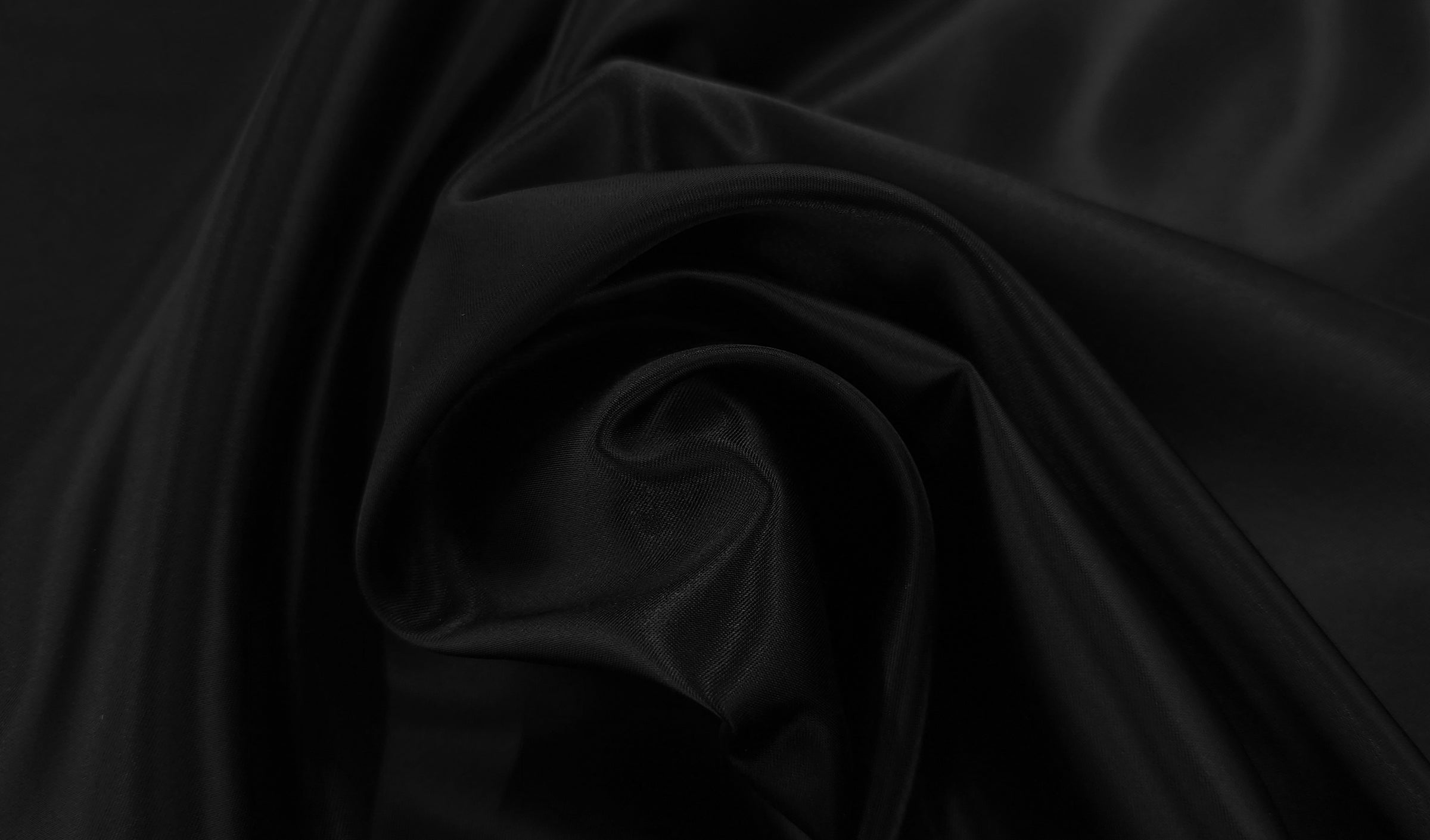 Satin Acetate Lining Black