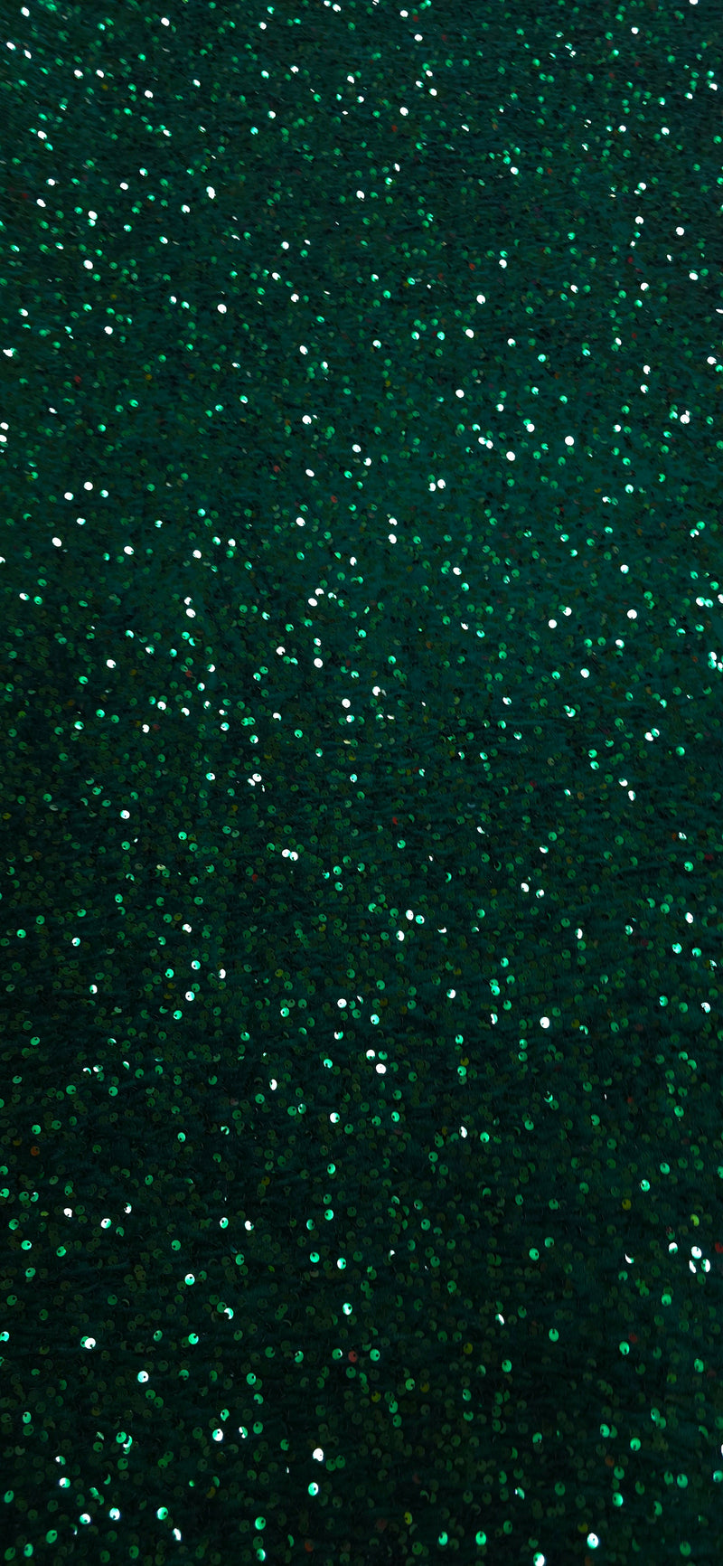 Sequin Stretch Velvet Bottle Green