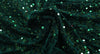 Sequin Stretch Velvet Bottle Green