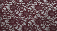Sequinned Lace Dainty Dark Wine