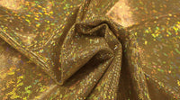 Shattered Glass Lycra Gold