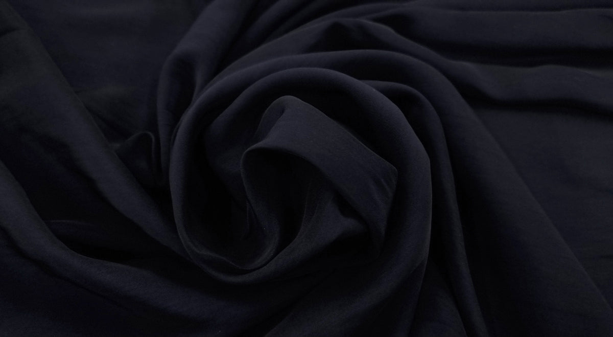 Silk LIke Polyester Navy