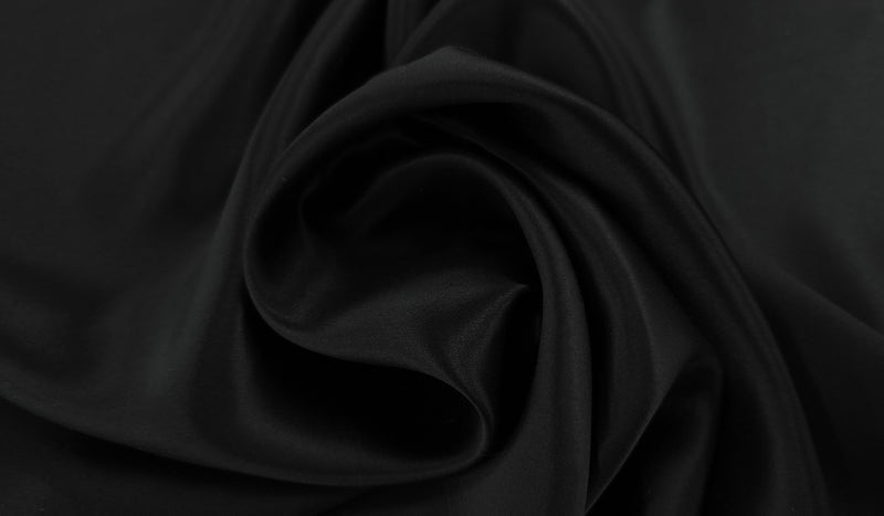 Silk Satin Black