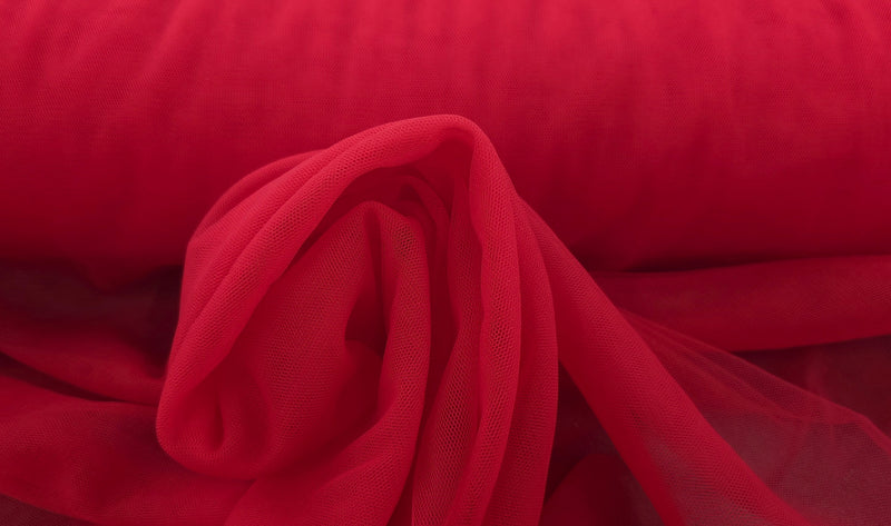 Soft Bridal Tulle Red