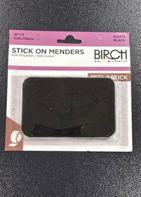 Stick On Menders Black