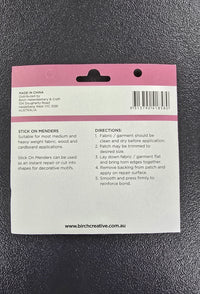 Stick On Menders Navy Denim