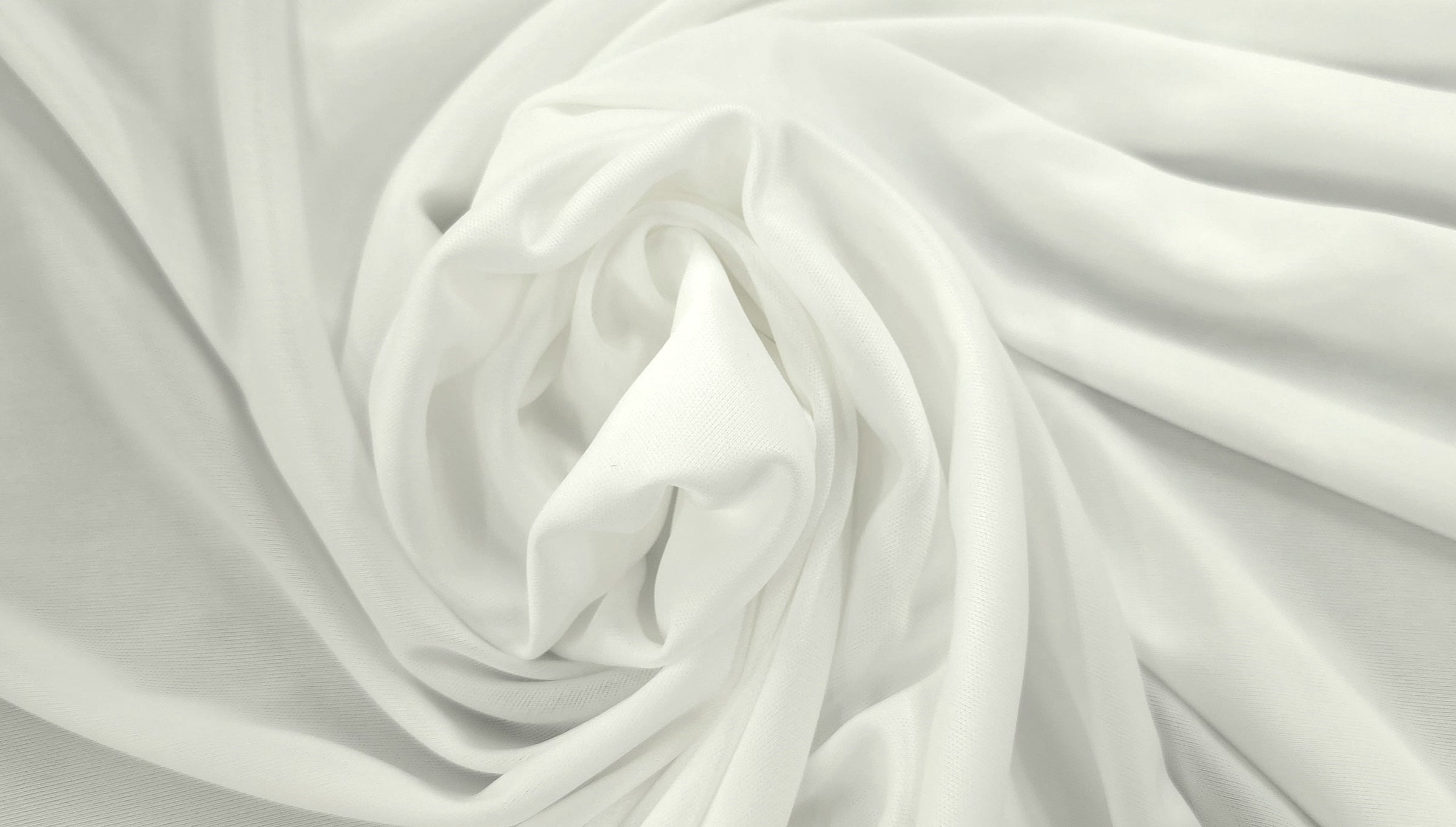 Stretch Lining Silk White