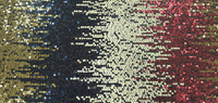 Stretch Sequin Jigsaw Stripes