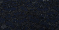 Embroidered Lace Metallic Dream Dark Navy