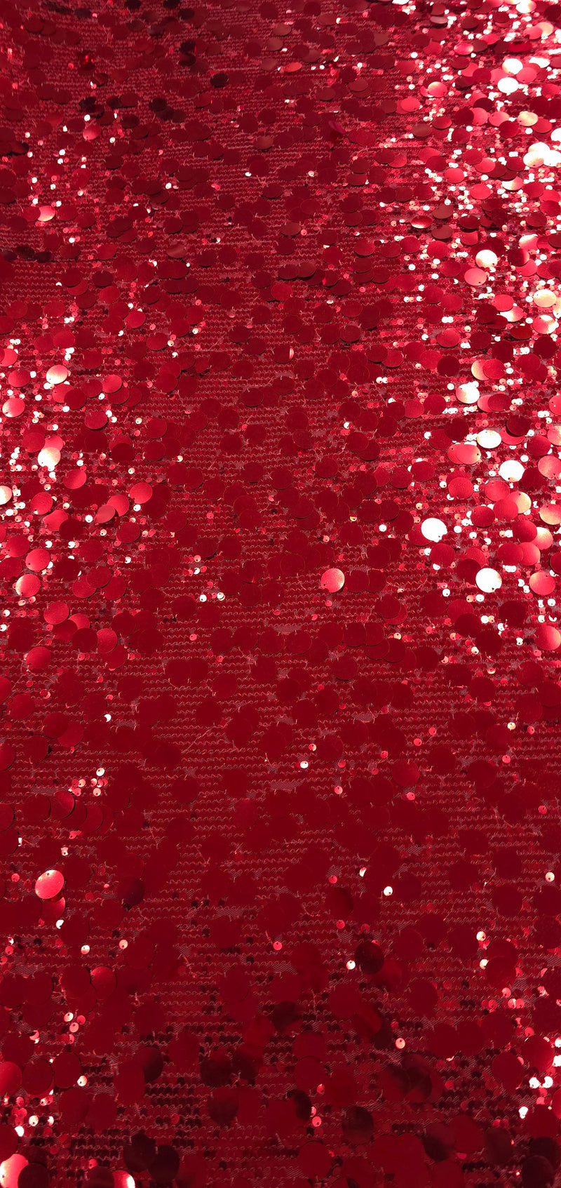 Stretch Sequin Bedazzled Red