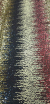 Stretch Sequin Jigsaw Stripes