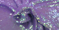 Stretch Sequin Lilac Mermaid