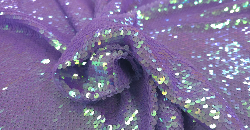 Stretch Sequin Lilac Mermaid