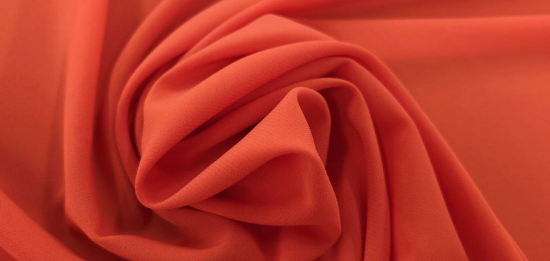 Stretch Chiffon Orange