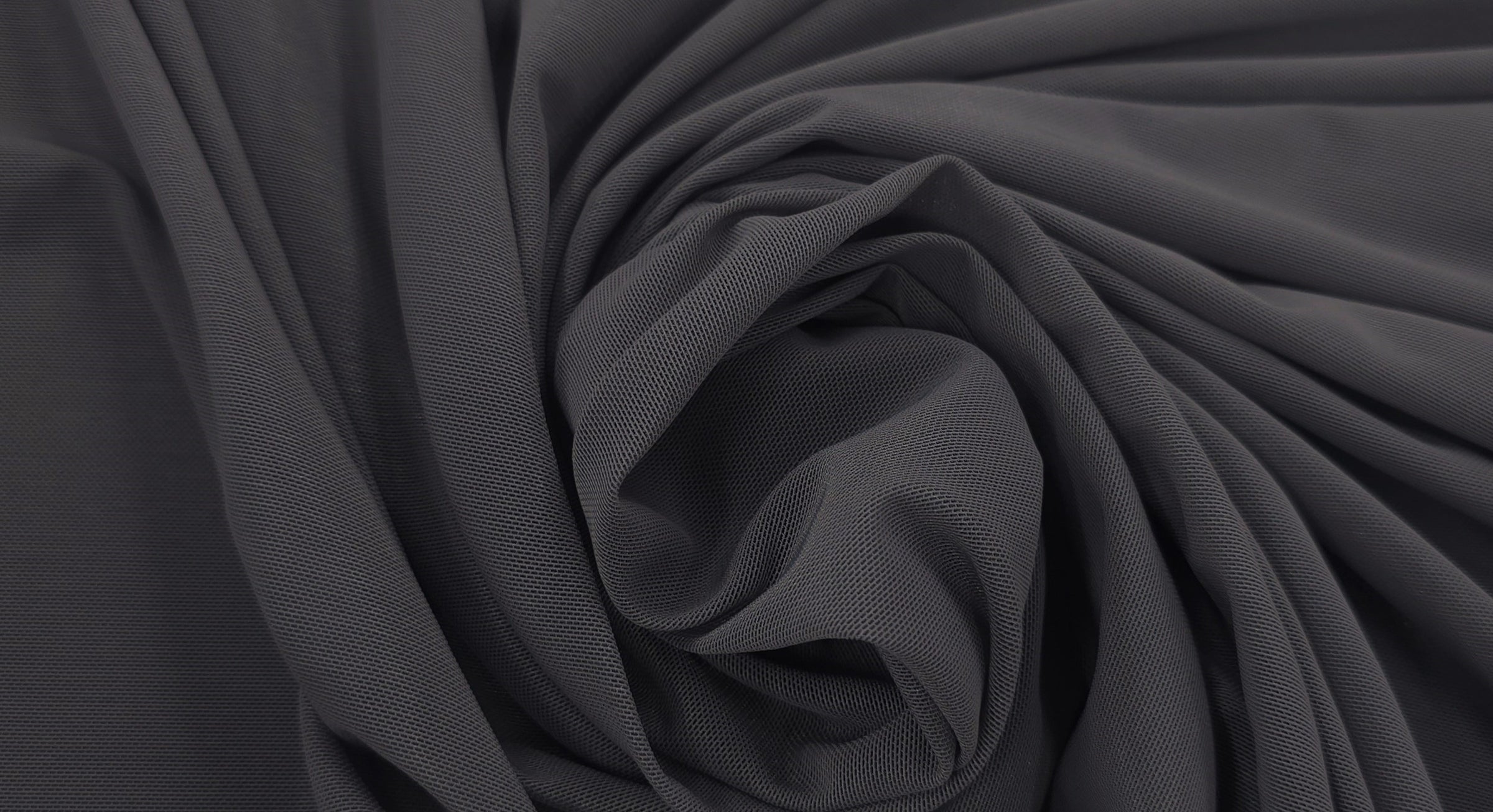 Stretch Mesh Slate Grey