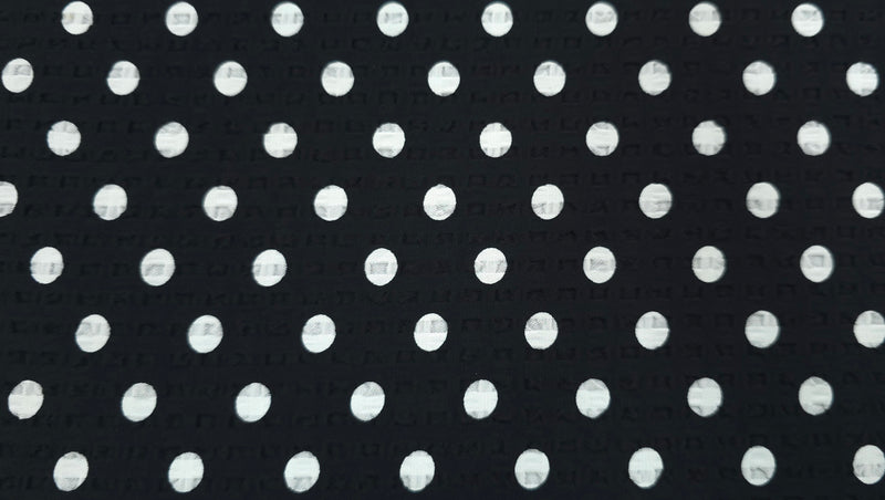 Seersucker Polyester Polka Dot