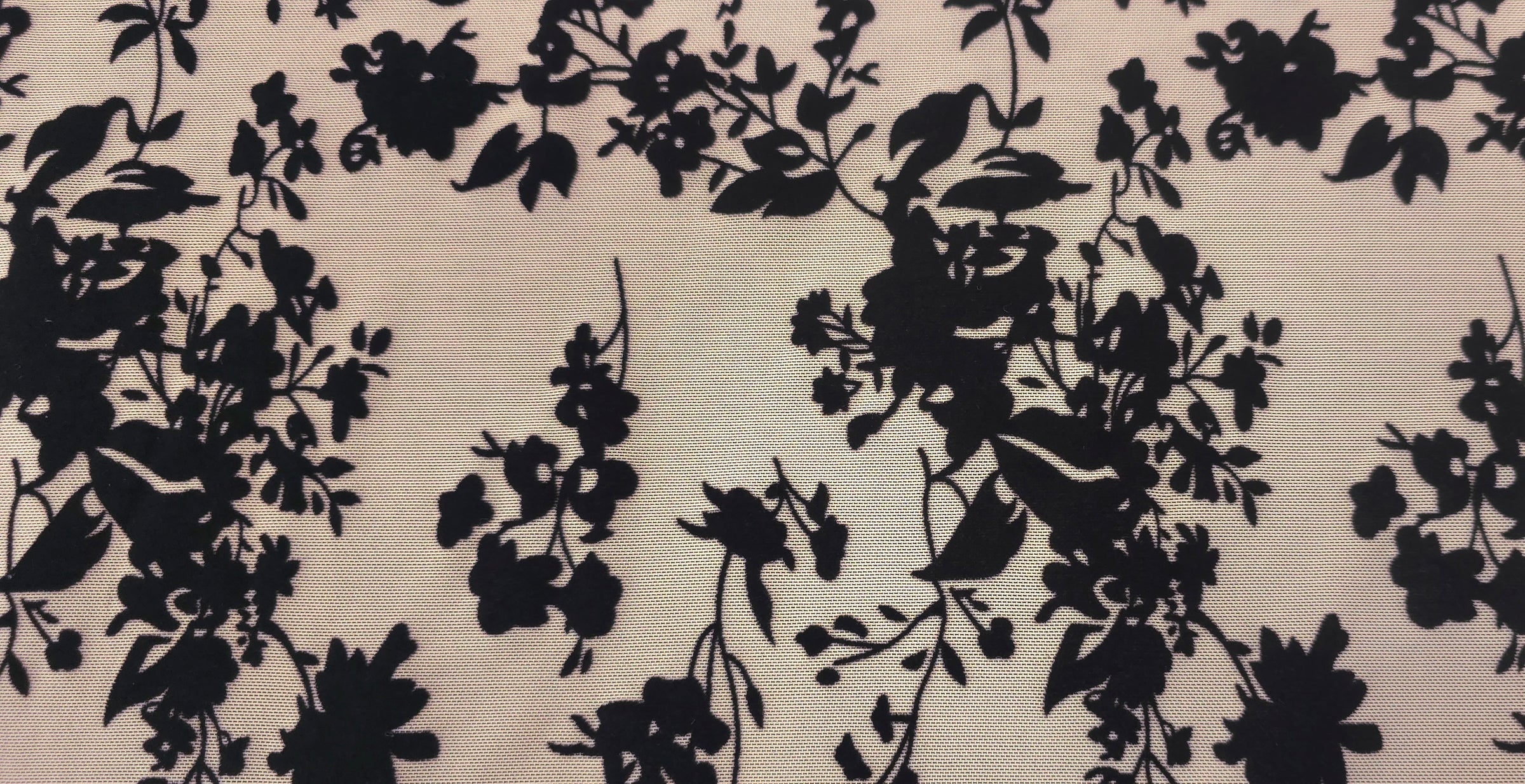 Velvet Flocked Stretch Mesh Reverie