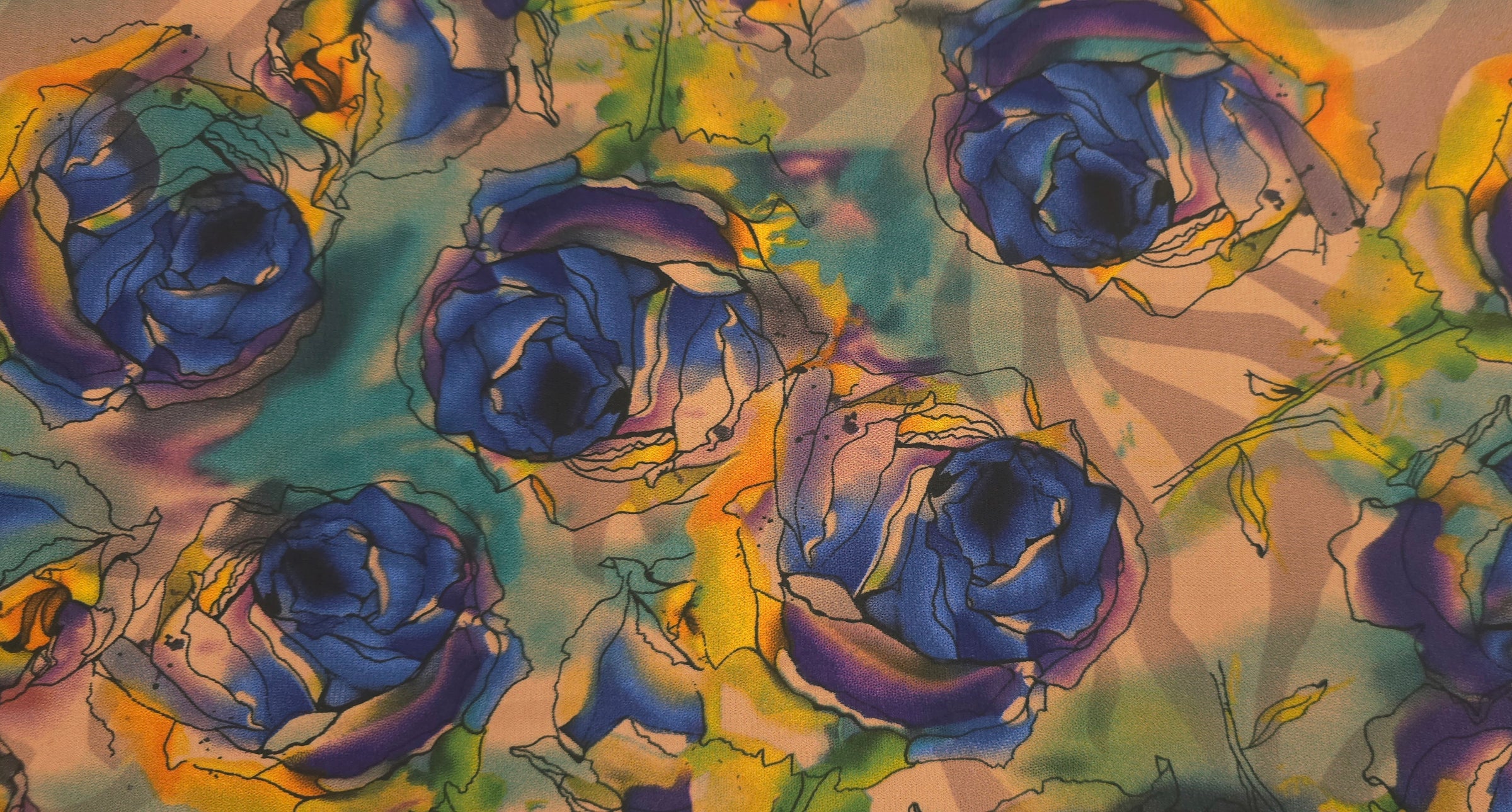 Woven Stretch Polyester Mystic Rose