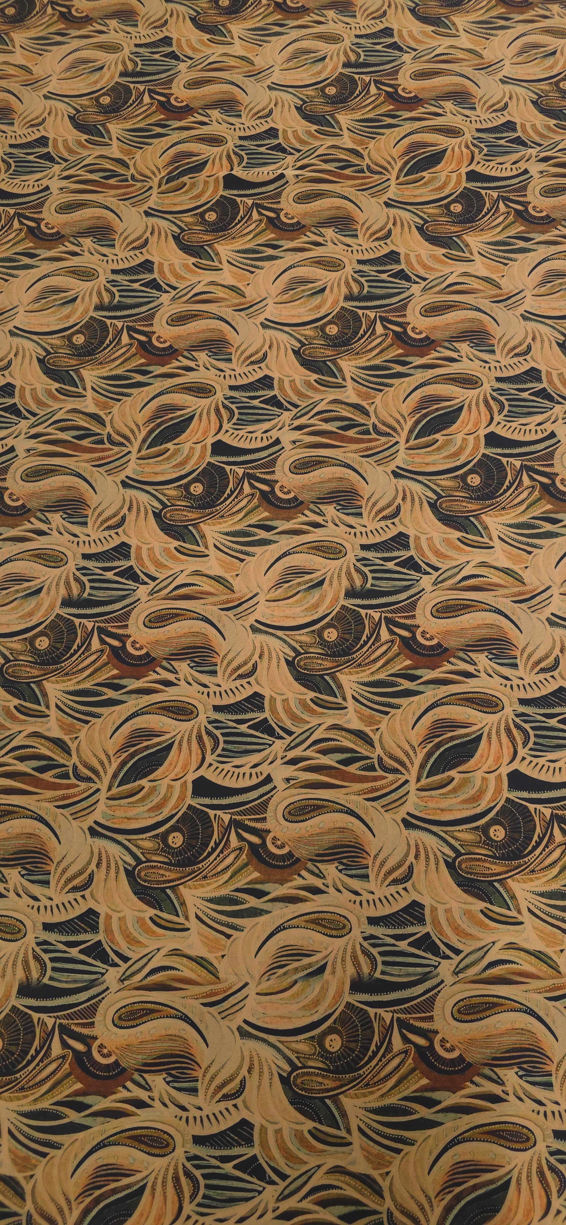 Woven Stretch Polyester Desert Mirage
