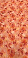 Woven Stretch Polyester Autumn Rose