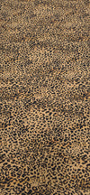 Woven Stretch Polyester Leopard