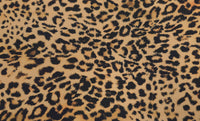 Woven Stretch Polyester Leopard