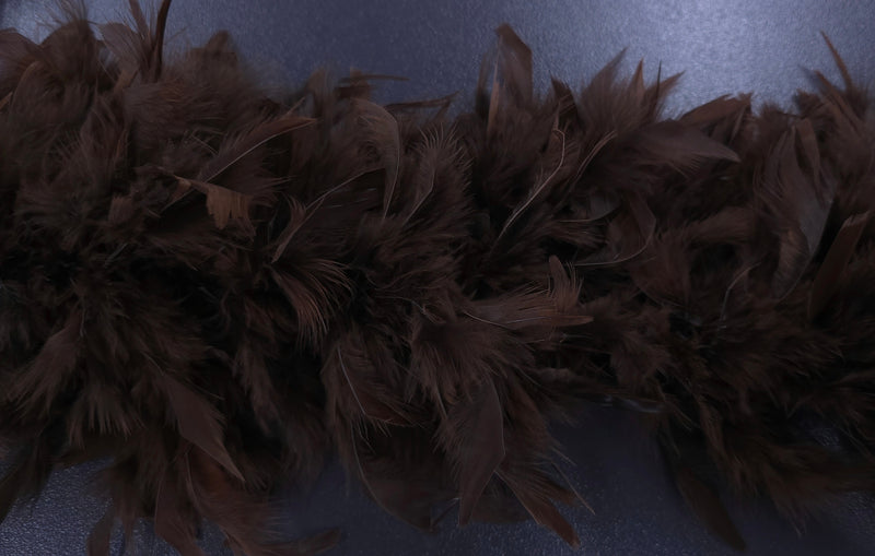 Feather Boa Luxe Chocolate