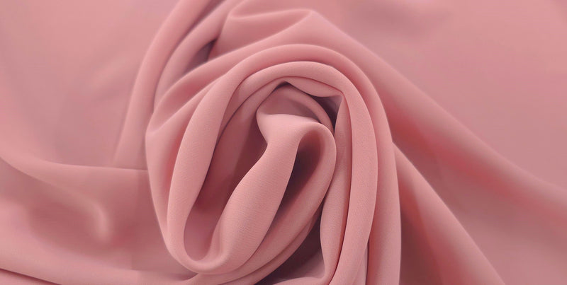 Lightweight Woven Polyester Spandex Rose Pink
