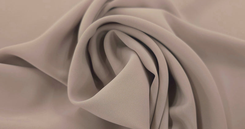 Lightweight Woven Polyester Spandex Soft Almond
