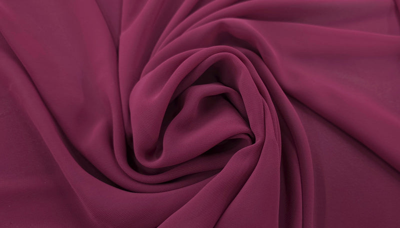 Polyester Georgette Burgundy