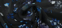 Printed Chiffon Midnight Blossom