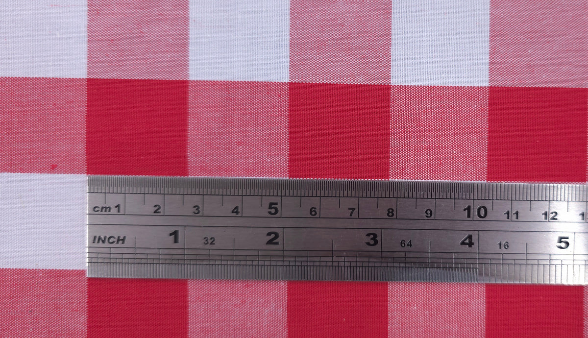Tablecloth Check Red