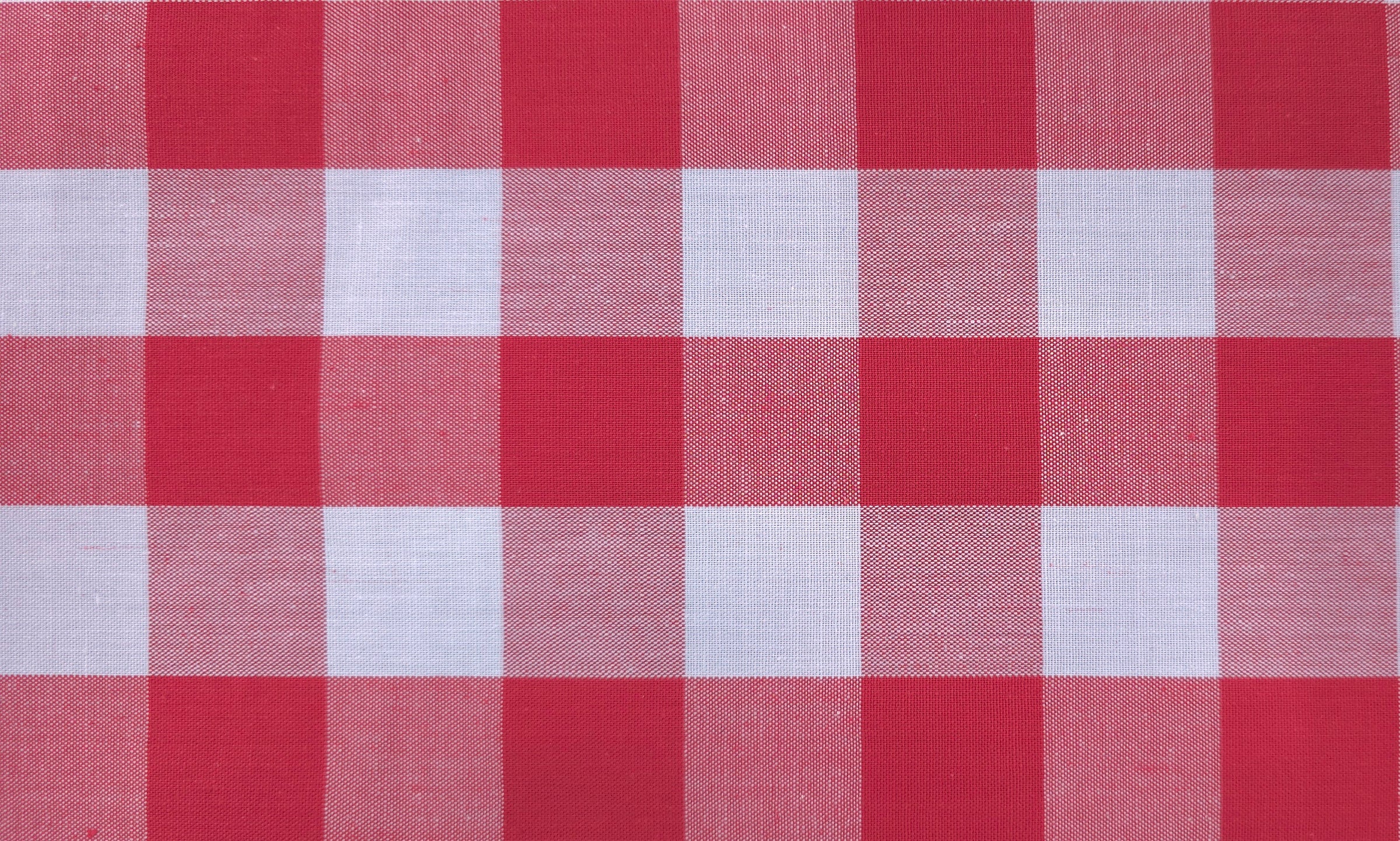 Tablecloth Check Red