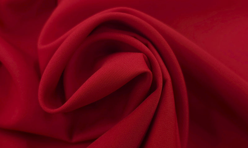 Stretch Polyester Calypso Red